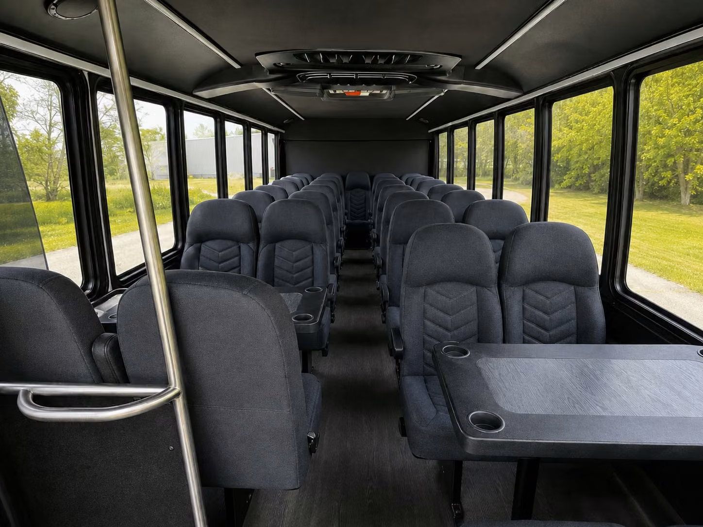15 passenger minibus inside
