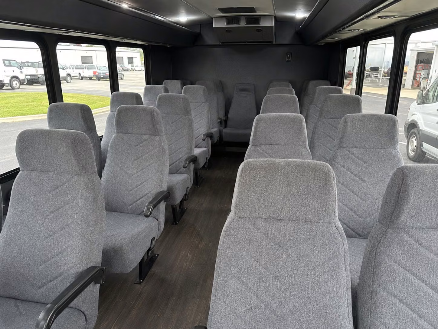 15 passenger minibus interior