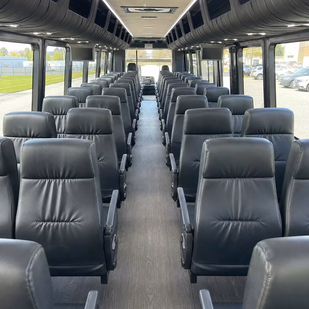 35 passenger minibus interior