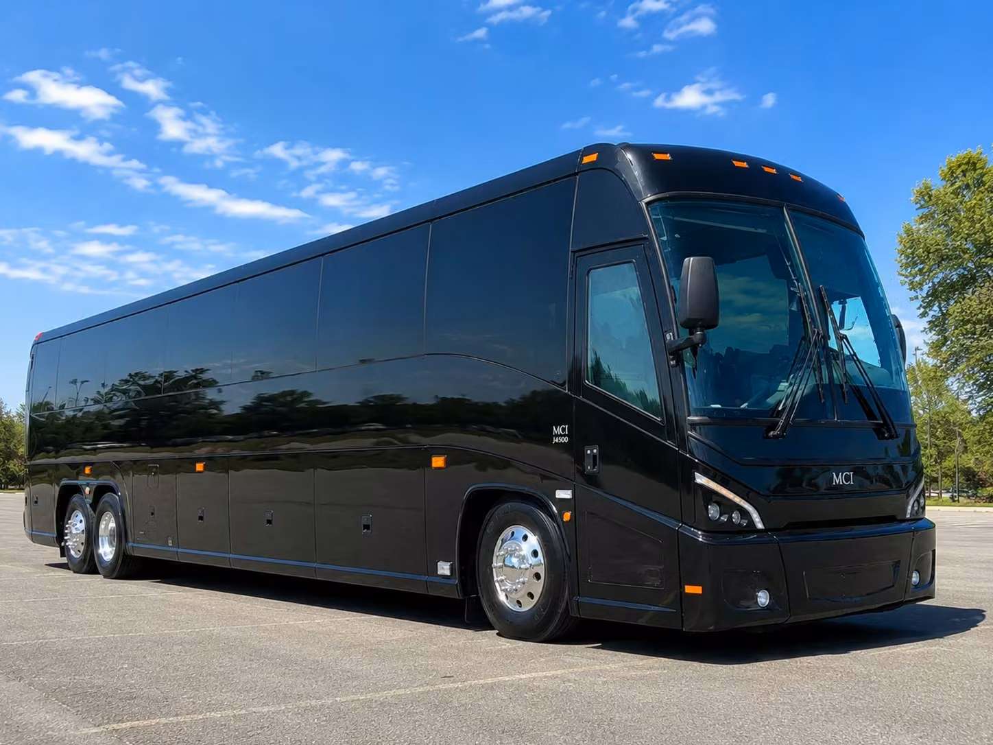 pearland 56 passenger charter bus rental